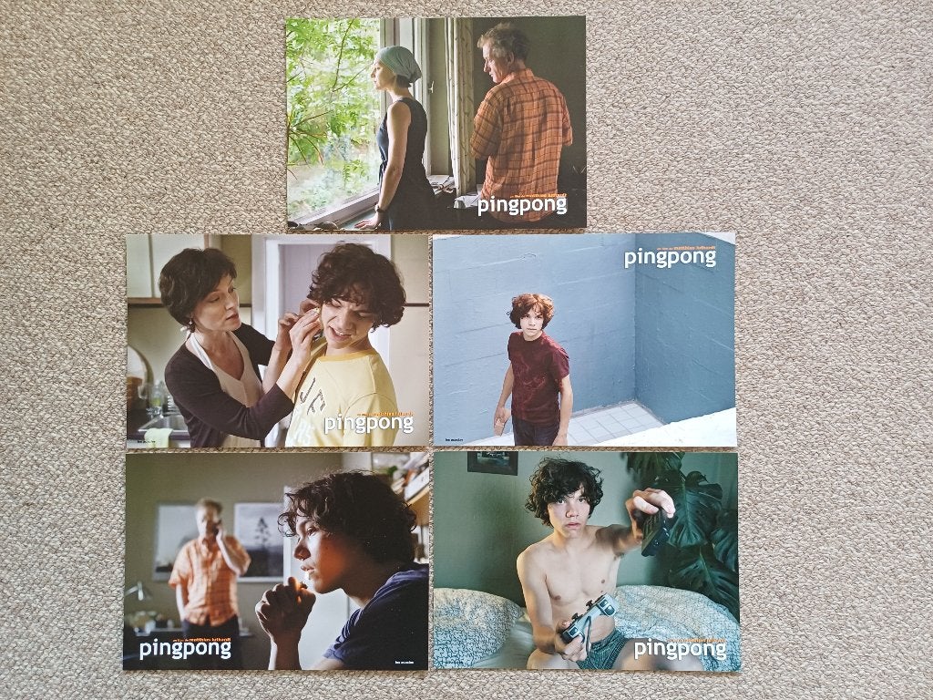 PING   PONG      lobbycard set., Verzenden, Nieuw, A4 of kleiner, Film en Tv
