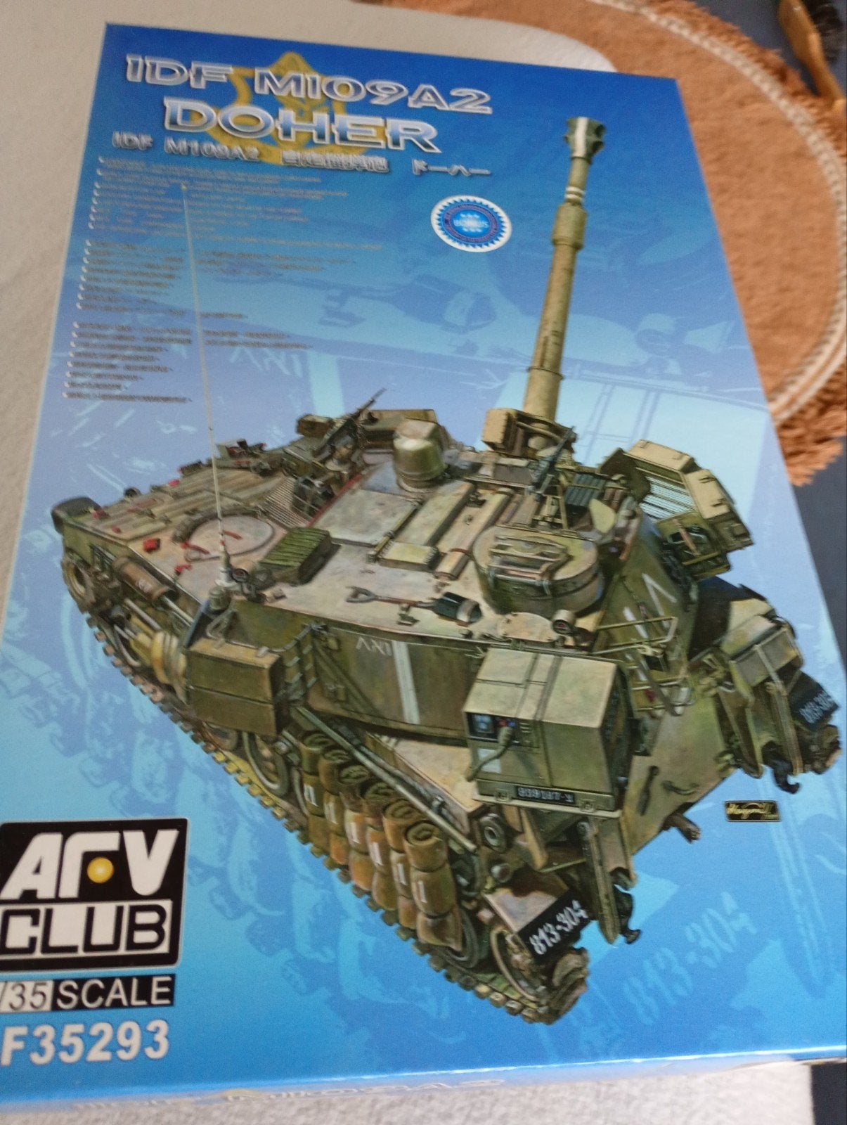 AFV Club IDF M109A2 Doher 155mm houwitser schaal 1/35, Overige merken, Tank, Verzenden, 1:32 tot 1:50