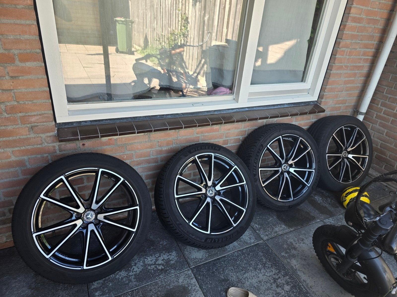 Michelin All Season Banden met Mercedes Velgen 245/45 R20, Auto-onderdelen, Banden en Velgen, Banden en Velgen, Ophalen of Verzenden