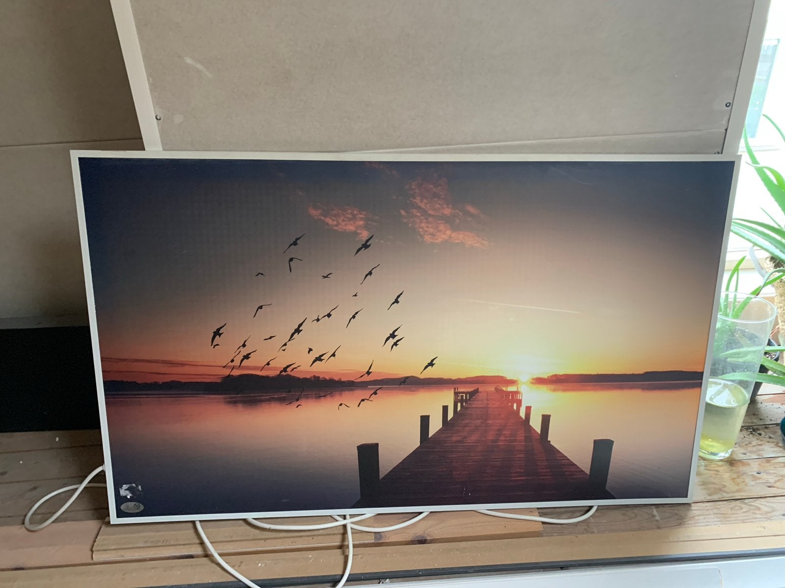 Königshaus Infrarood Verwarmingspaneel - Zonsondergang, Doe-het-zelf en Verbouw, Verwarming en Radiatoren, Ophalen, 30 tot 80 cm