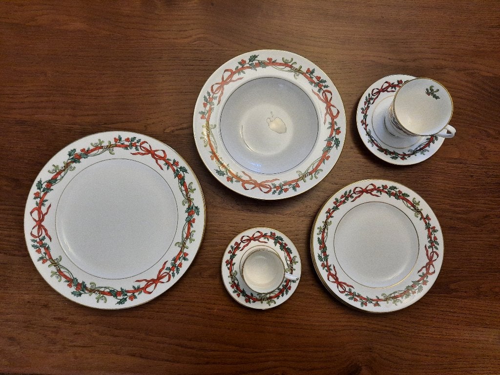 Servies, porselein, Holly Ribbons, Ophalen, Overige merken, Klassiek, Nieuw