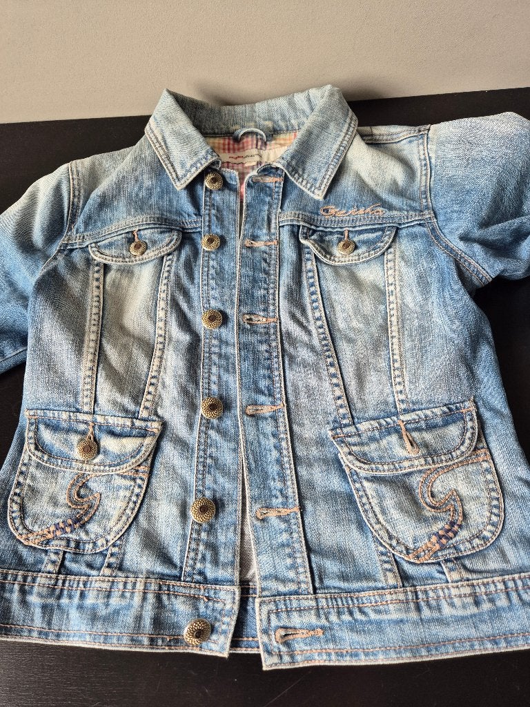 Spijkerjasje dames, Kleding | Dames, Jassen | Zomer, Geisha, Blauw, Ophalen of Verzenden, Maat 36 (S)