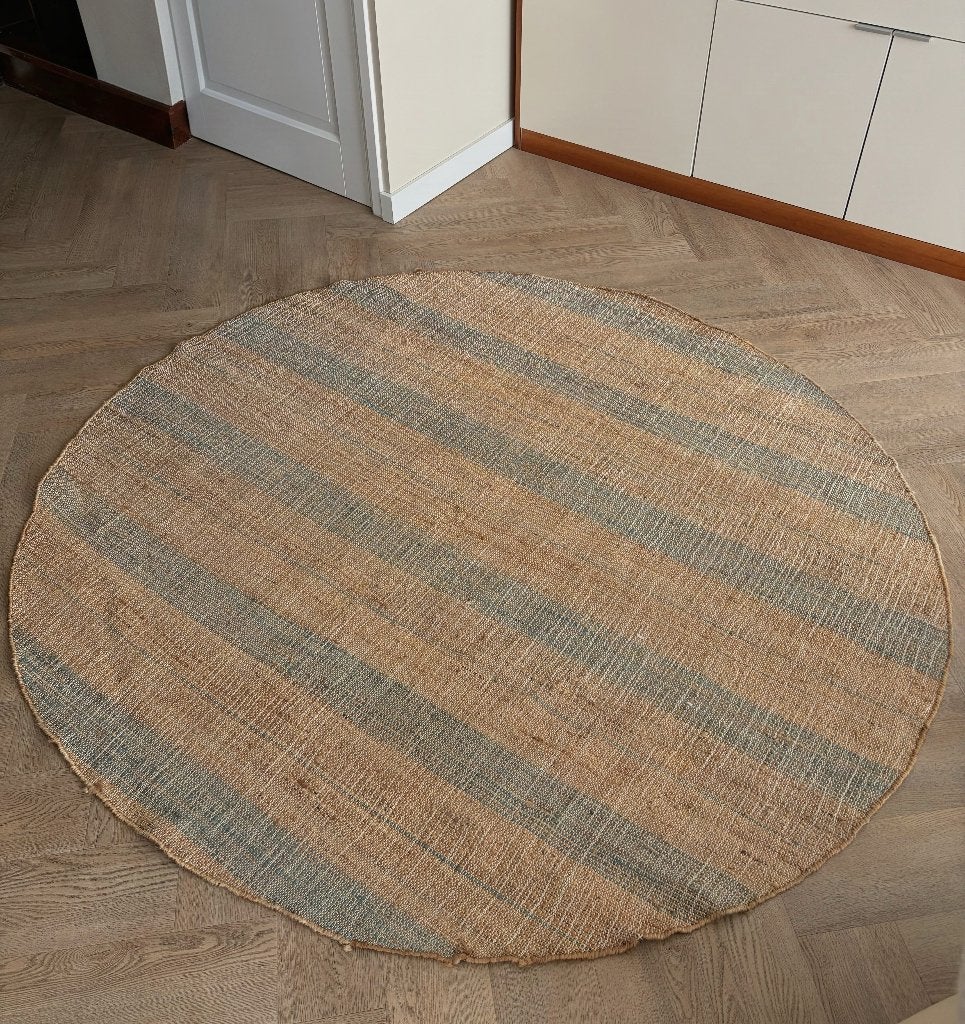 Vloerkleed, Huis en Inrichting, Ophalen, 150 tot 200 cm, Rond, Zo goed als nieuw