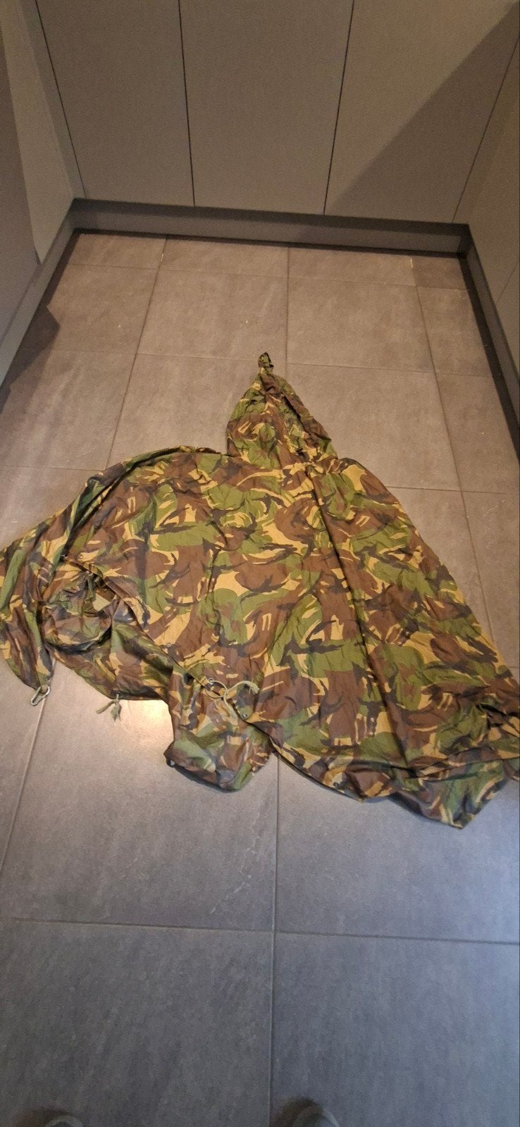 Defensie landmacht Regenponcho / Regencape / regen tentje- W, Ophalen of Verzenden, Landmacht, Nederland