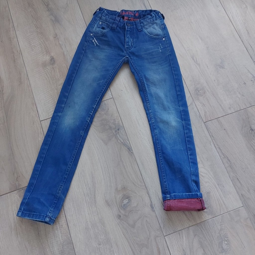 MTC jeans - blauw - maat 146 - als nieuw, Broek, Ophalen of Verzenden, Zo goed als nieuw, Jongen