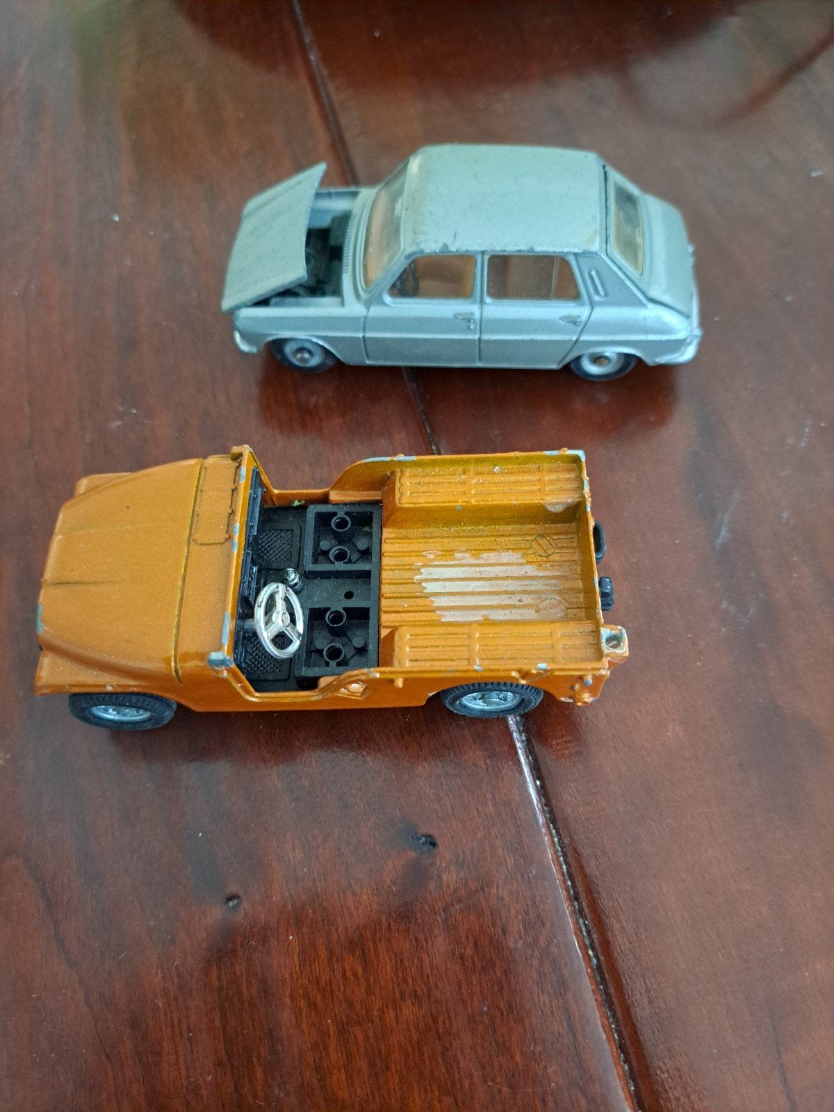 Vintage Mebe Toys Jeep Willys & Dinky Toy Simca 1100, Ophalen, Gebruikt
