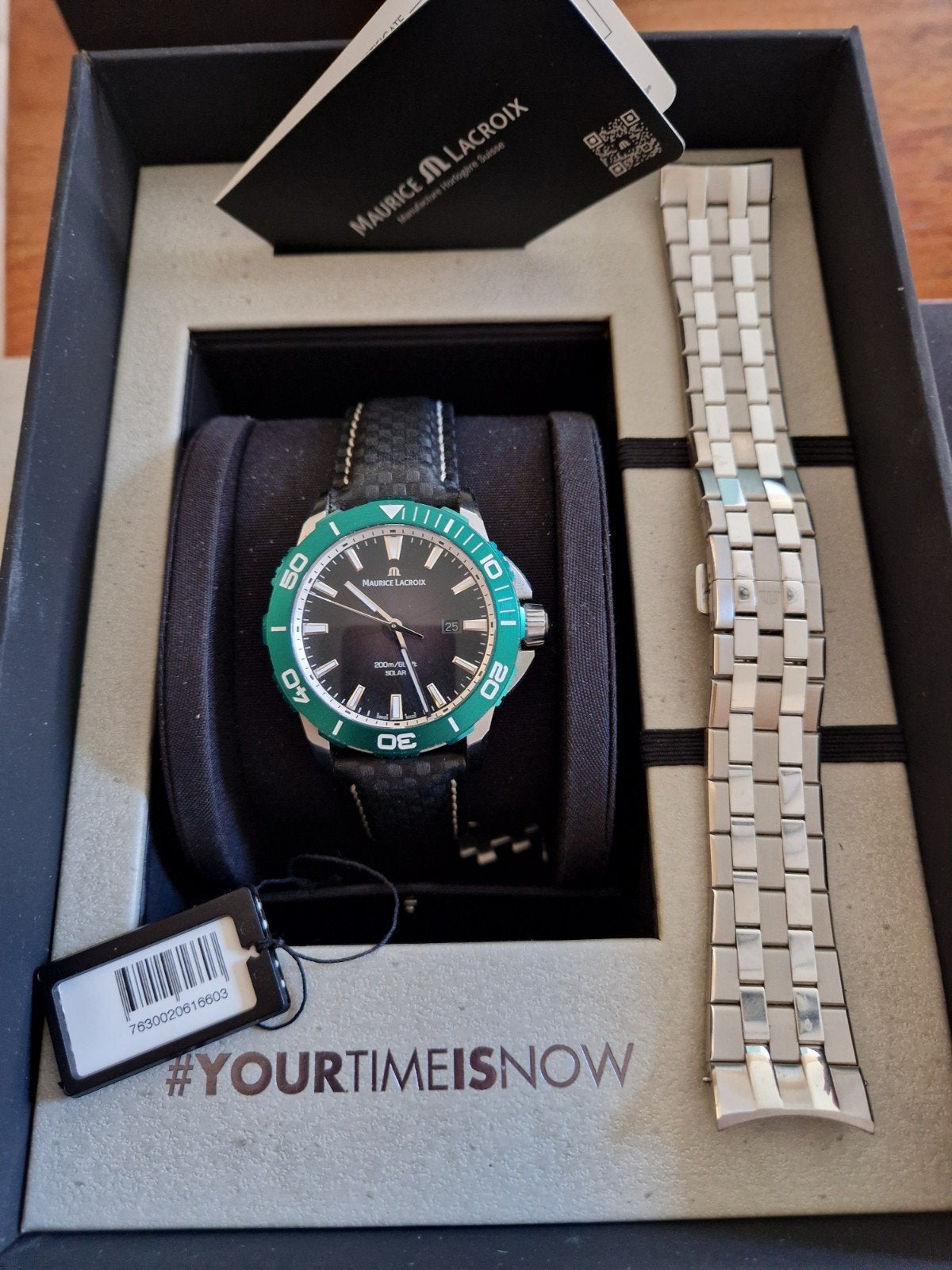 Maurice Lacroix Pontos S Solar 42mm Nieuw in doos, Overige merken, Staal, Staal, Polshorloge