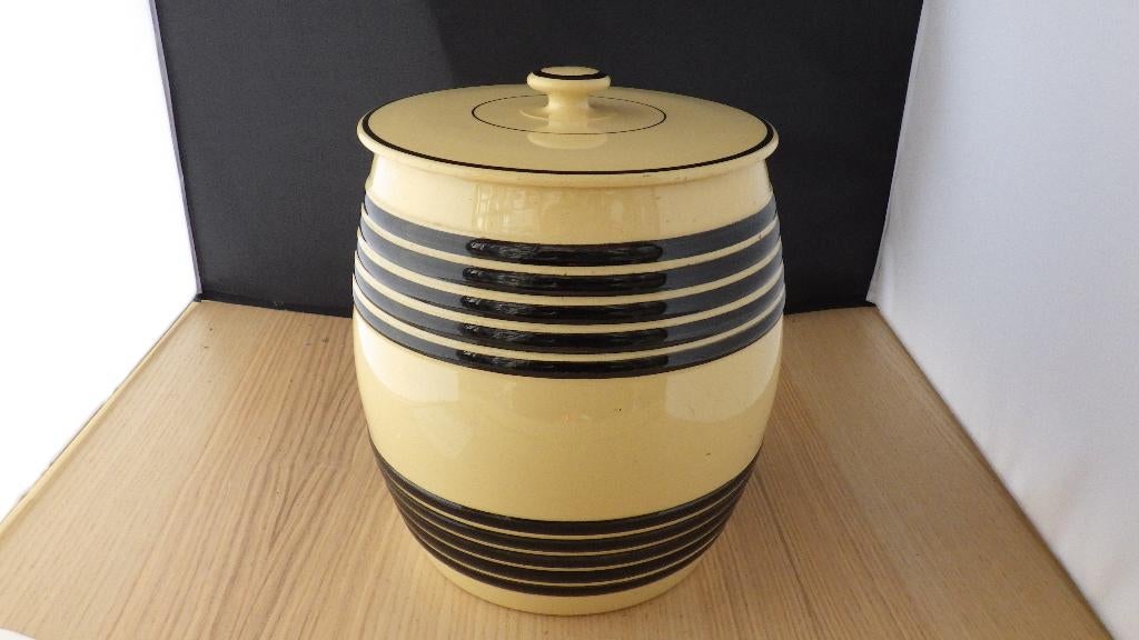 Vintage voorraadpot van Petrus Regout pot, Ophalen of Verzenden, Overige typen