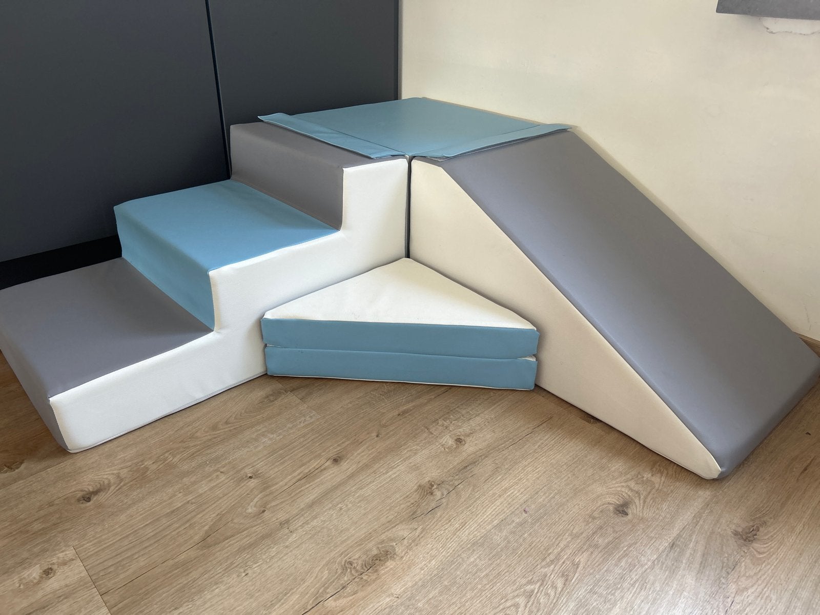 Jindl Speelset Foamblokken Trap + Glijbaan, Ophalen, Zo goed als nieuw, Overige typen