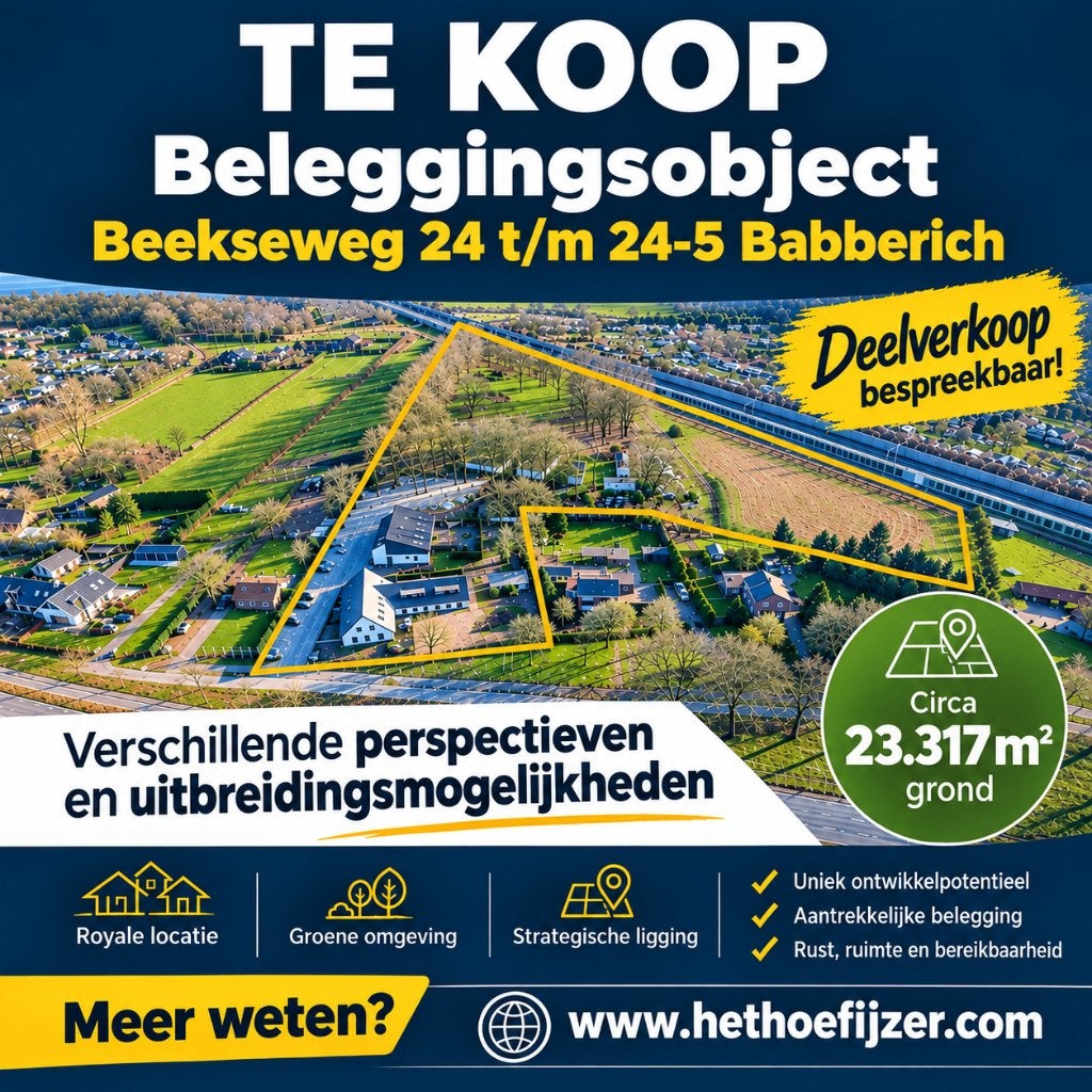 BELEGGINGS- EN ONTWIKKELOBJECT |  bestaande inkomsten!, Zakelijke goederen, 23317 m², Koop, Overige bestemmingen