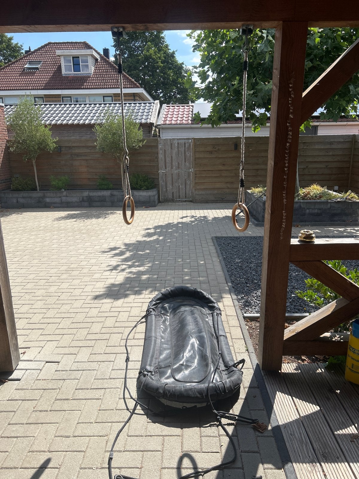 Schommel + ringen, Ophalen, Gebruikt, Schommel