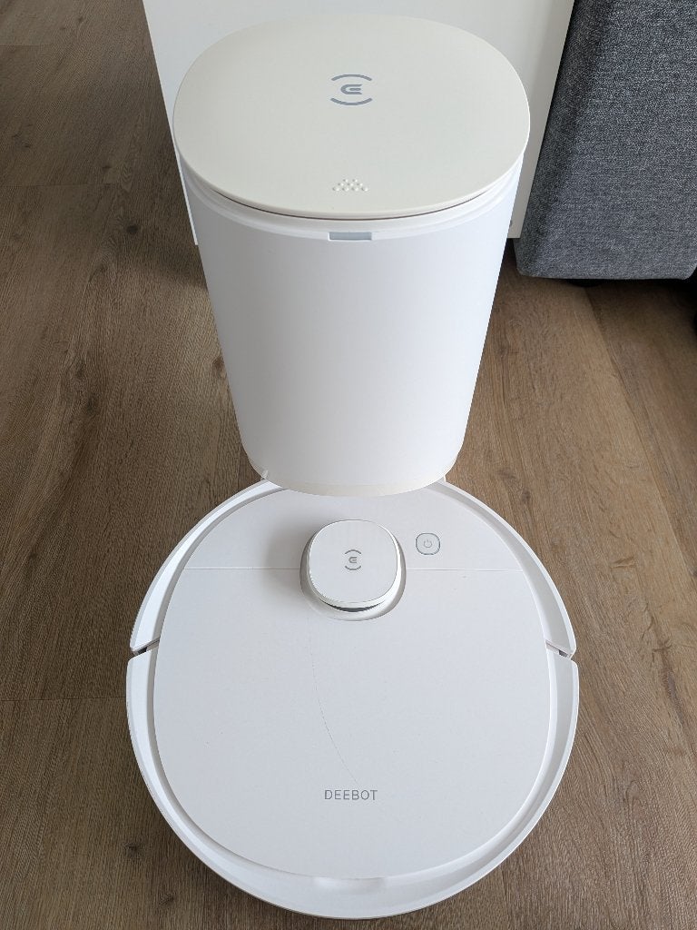 Ecovacs DEEBOT N8+ Robot Vacuum & Mop & Auto-Empty Station, Ophalen, Gebruikt, Bedienbaar via app, Ecovacs