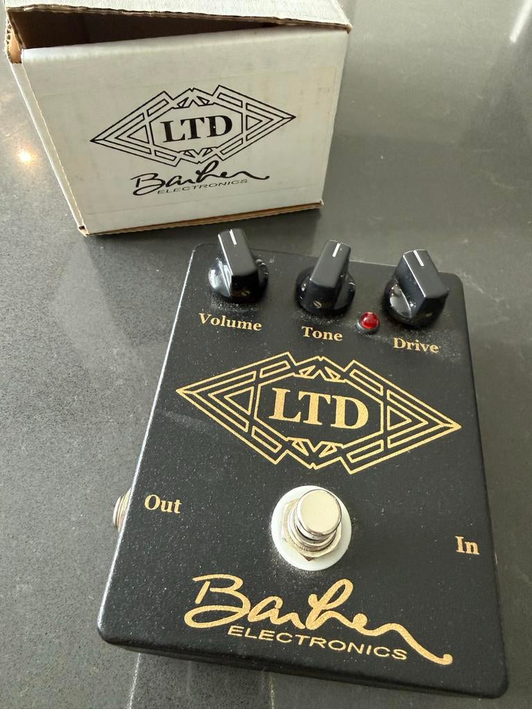 Barber Ltd Overdrive pedaal in zeer goede staat, Ophalen of Verzenden, Zo goed als nieuw, Distortion, Overdrive of Fuzz