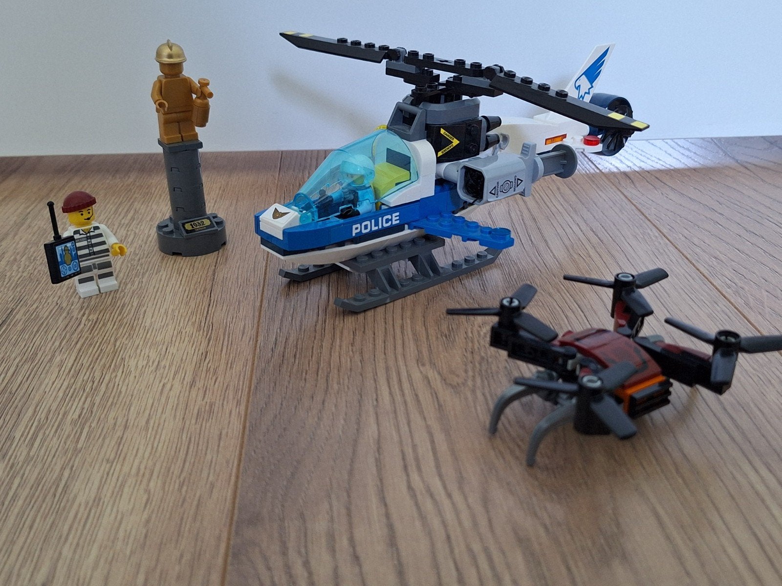 Lego city luchtpolitie drone-achtervolging 60207, City, Lego, Ophalen of Verzenden, Complete set