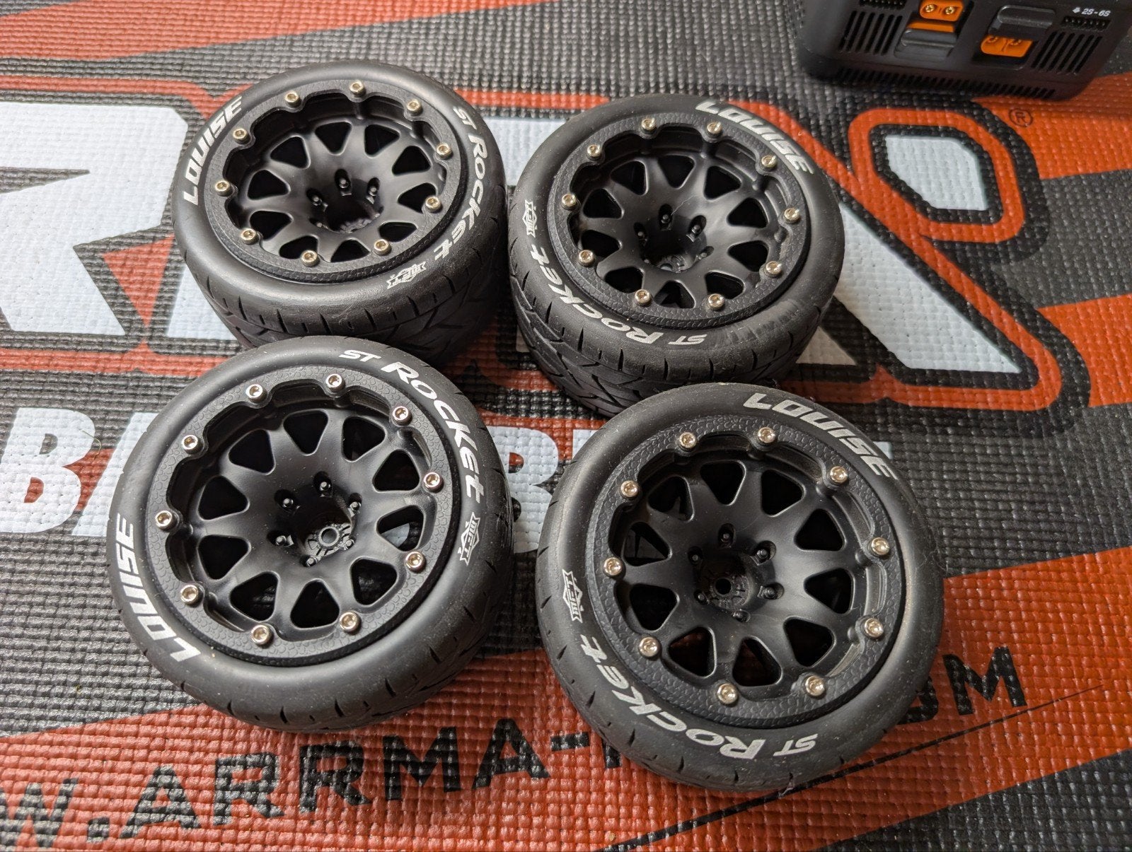 Nieuwe set Louise ST Rocket MFT 14mm hex o.a. Arrma Vorteks, Ophalen of Verzenden, Nieuw, Overige schalen, Onderdeel
