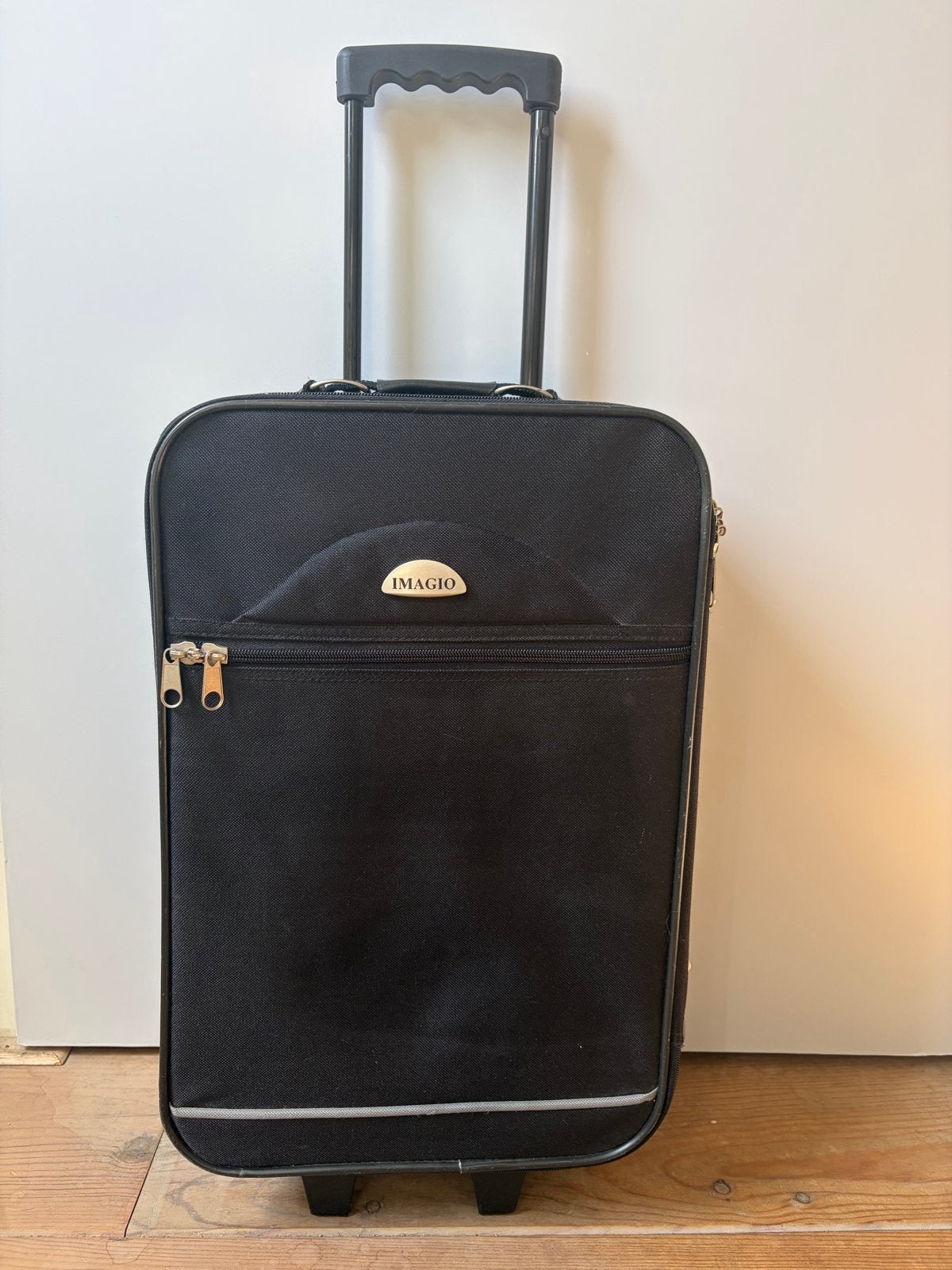 Trolley Imagio Zwart, Gebruikt, Minder dan 50 cm, Ophalen of Verzenden, Minder dan 35 cm