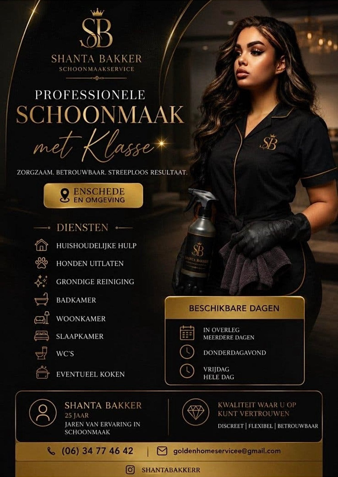 Proffesioneel Schoonmaak, Ophalen, Mop of Dweil