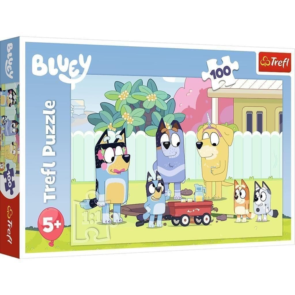 Bluey Puzzel - 100 stukjes - Trefl Legpuzzel, Ophalen of Verzenden, Meer dan 50 stukjes, Nieuw, 6 jaar of ouder