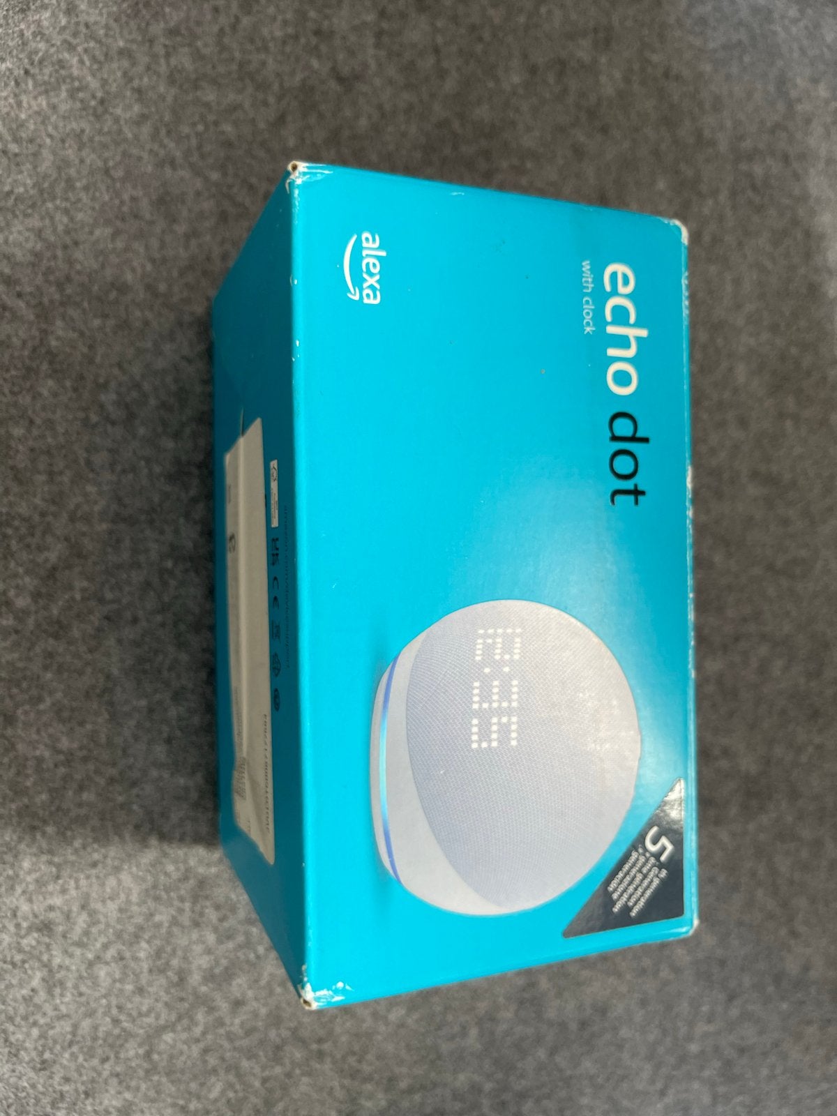 Amazon Echo Dot 5 met klok, Ophalen of Verzenden, Zo goed als nieuw, Speakers, Overige merken