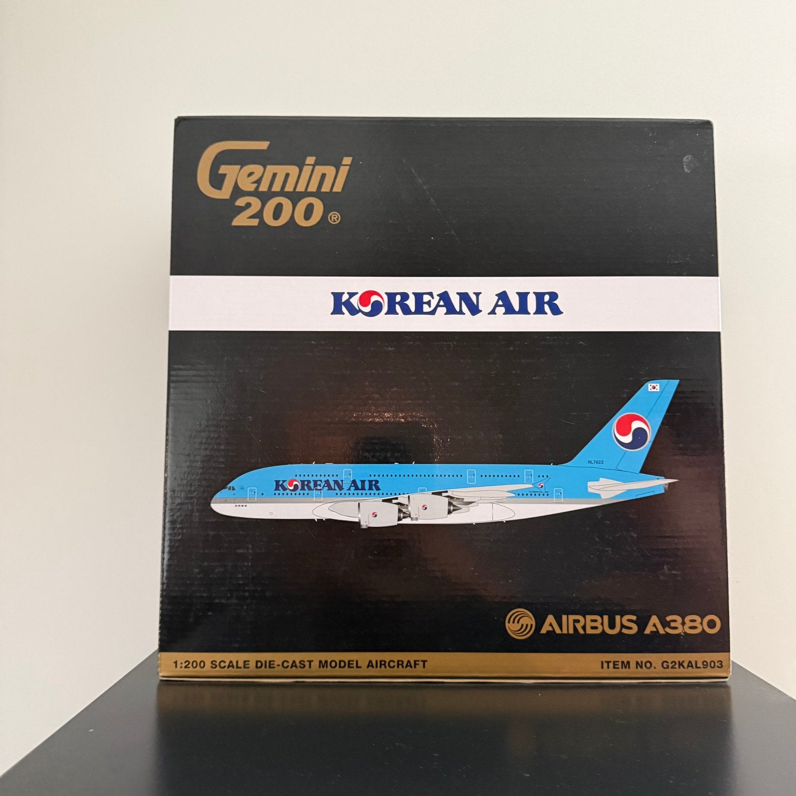 Gemini 1:200 Korean Air A380, Ophalen of Verzenden, Zo goed als nieuw