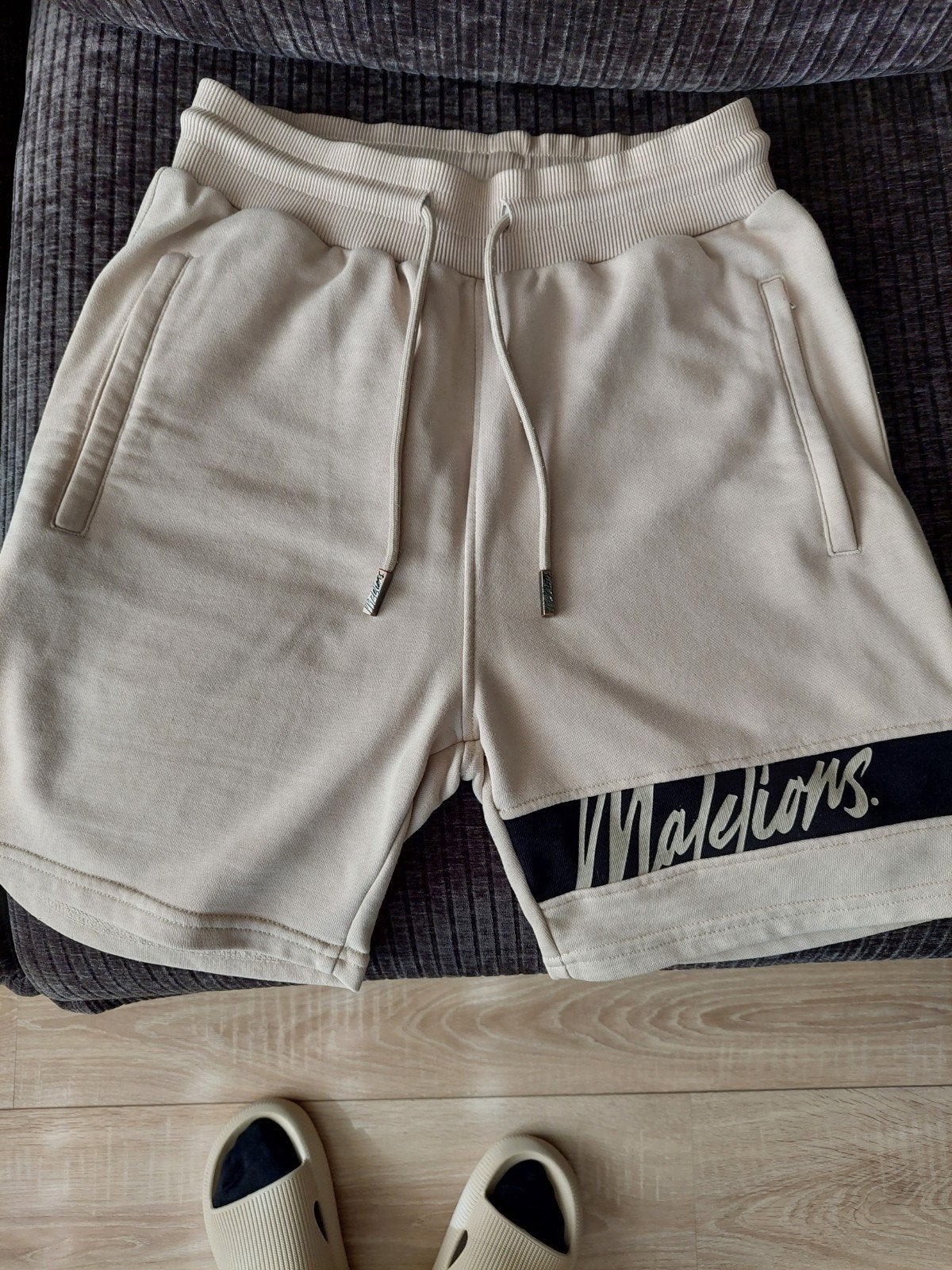 Malelions korte broek, Ophalen, Beige, Malelions, Zo goed als nieuw