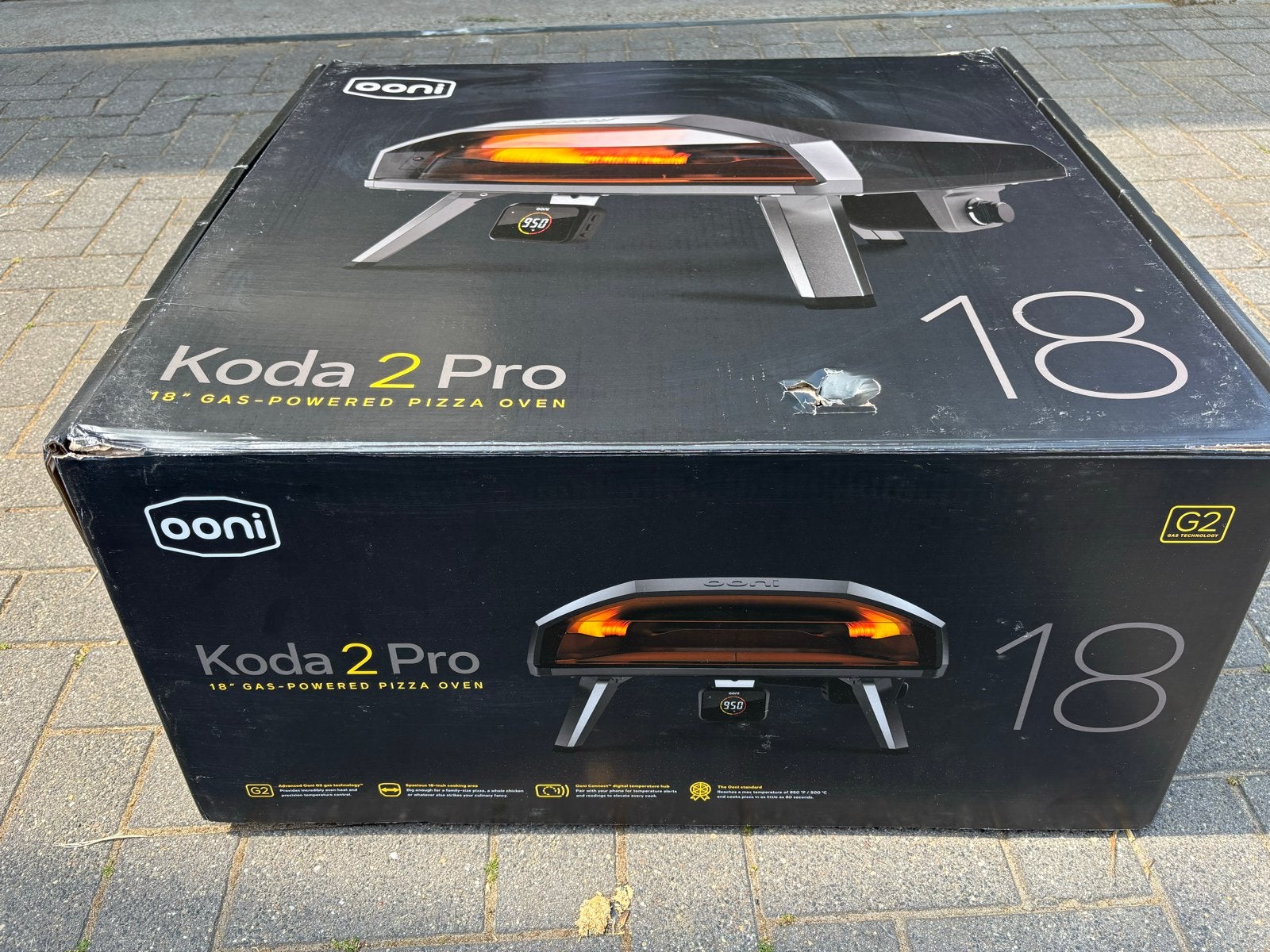 Ooni Koda 2 Pro 18" Gasgestookte Pizzaoven - Nieuw in doos, Tuin en Terras, Pizzaovens, Ophalen, Nieuw