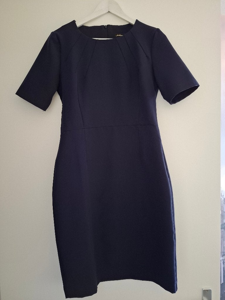 Nieuwe jurk donkerblauw van Port Lavande, 38 / M, Kleding | Dames, Jurken, Maat 38/40 (M), Port Lavande, Blauw, Ophalen of Verzenden