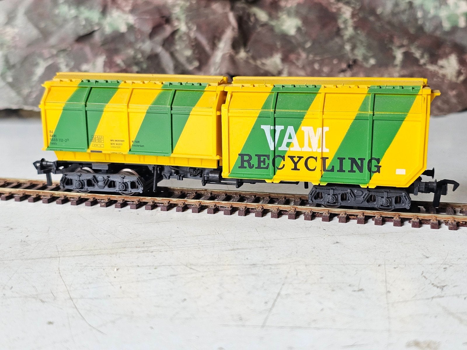 Roco H0 VAM Recycling NSwagon - modeltrein, Gebruikt, Wagon, Ophalen of Verzenden, NS