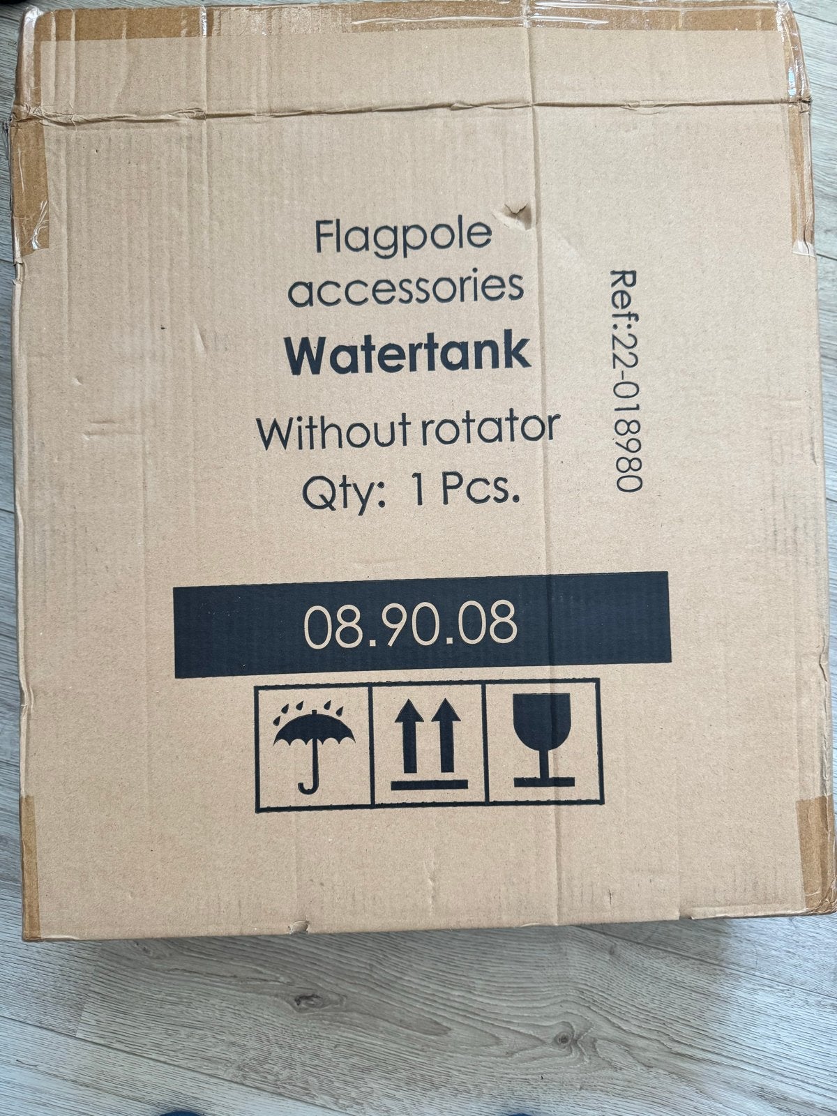 Vlaggenmast accessoire: Watertank voet (nieuw), Tuin en Terras, Ophalen of Verzenden, Nieuw