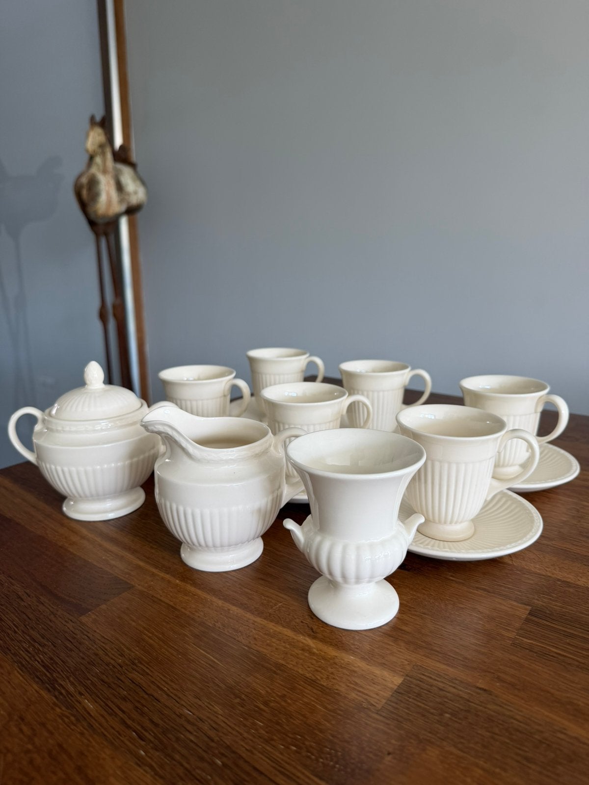 Wedgwood Edme koffieservies 16-delig, Klassiek, Overige typen, Ophalen of Verzenden, Zo goed als nieuw