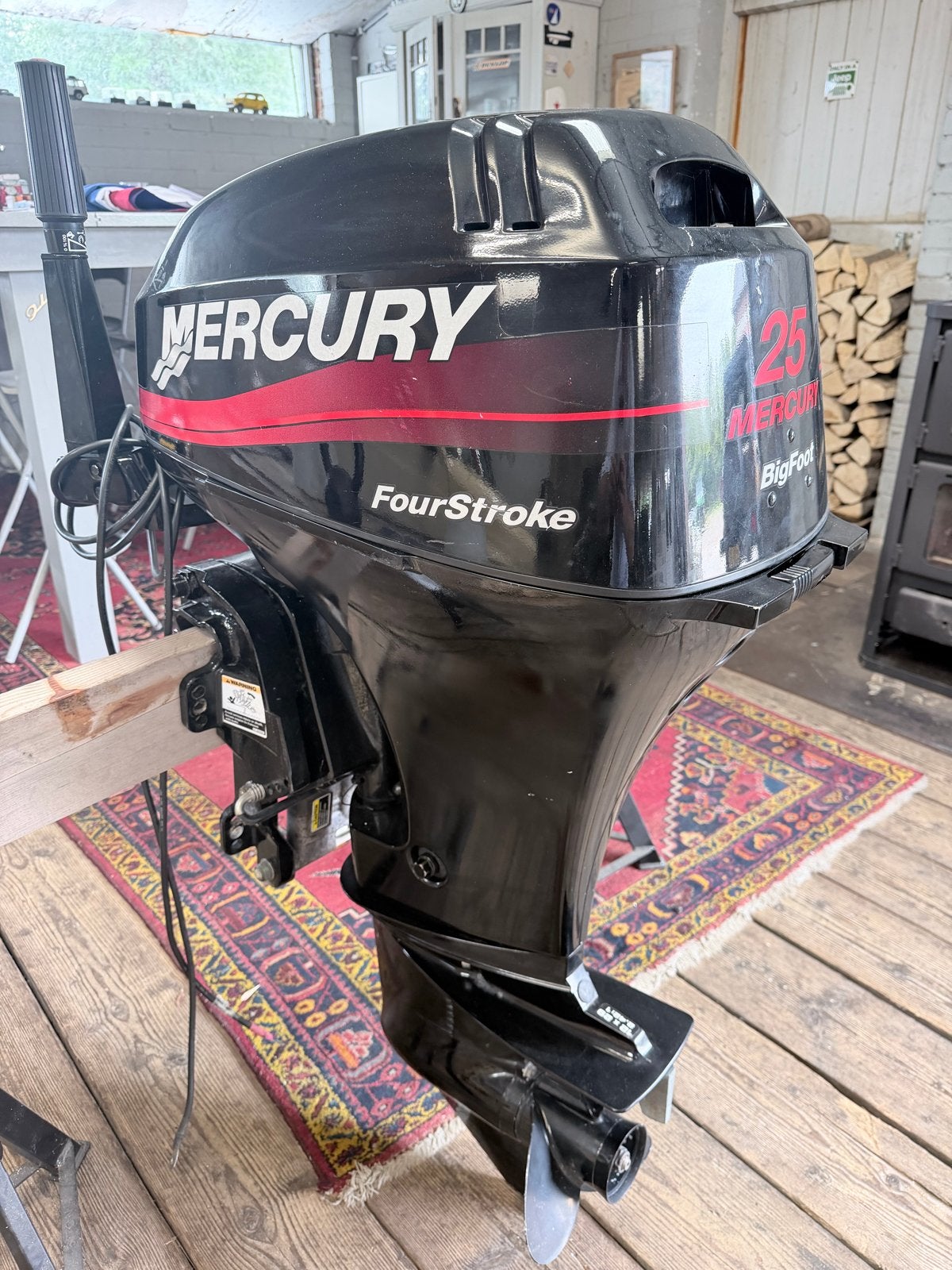 Mercury 25 PK BigFoot FourStroke Buitenboordmotor, Ophalen, 10 tot 30 pk, Gebruikt, Viertaktmotor