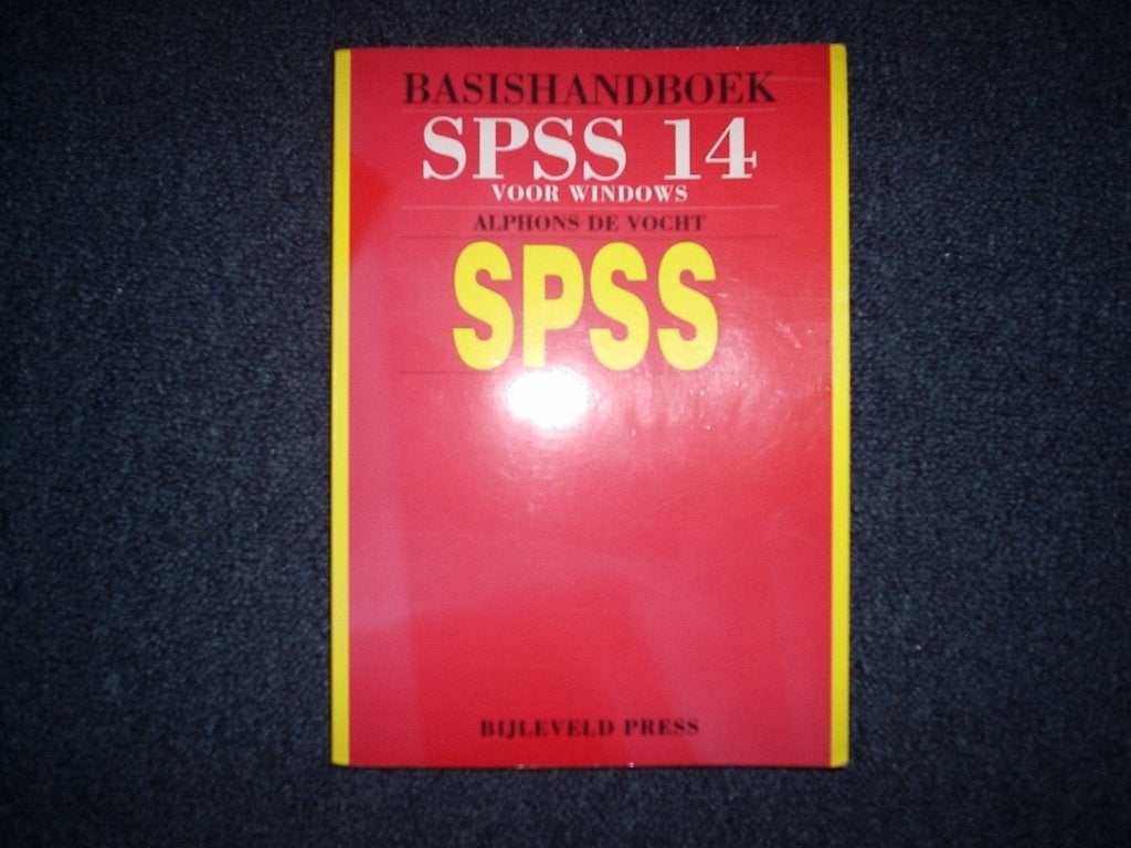 A. De Vocht - Basishandboek SPSS 14 voor Windows, Software, A. De Vocht, Ophalen, Gelezen