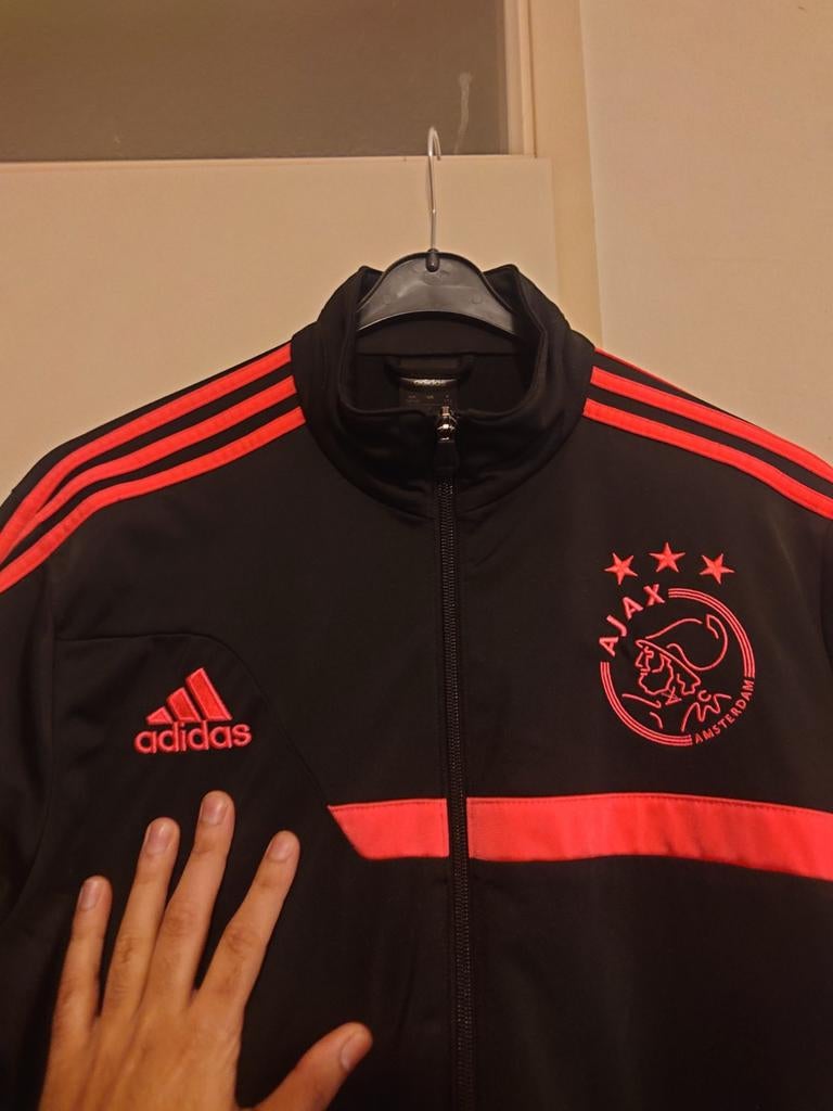 Ajax vest zalm roze/zwart maat M, Ophalen of Verzenden