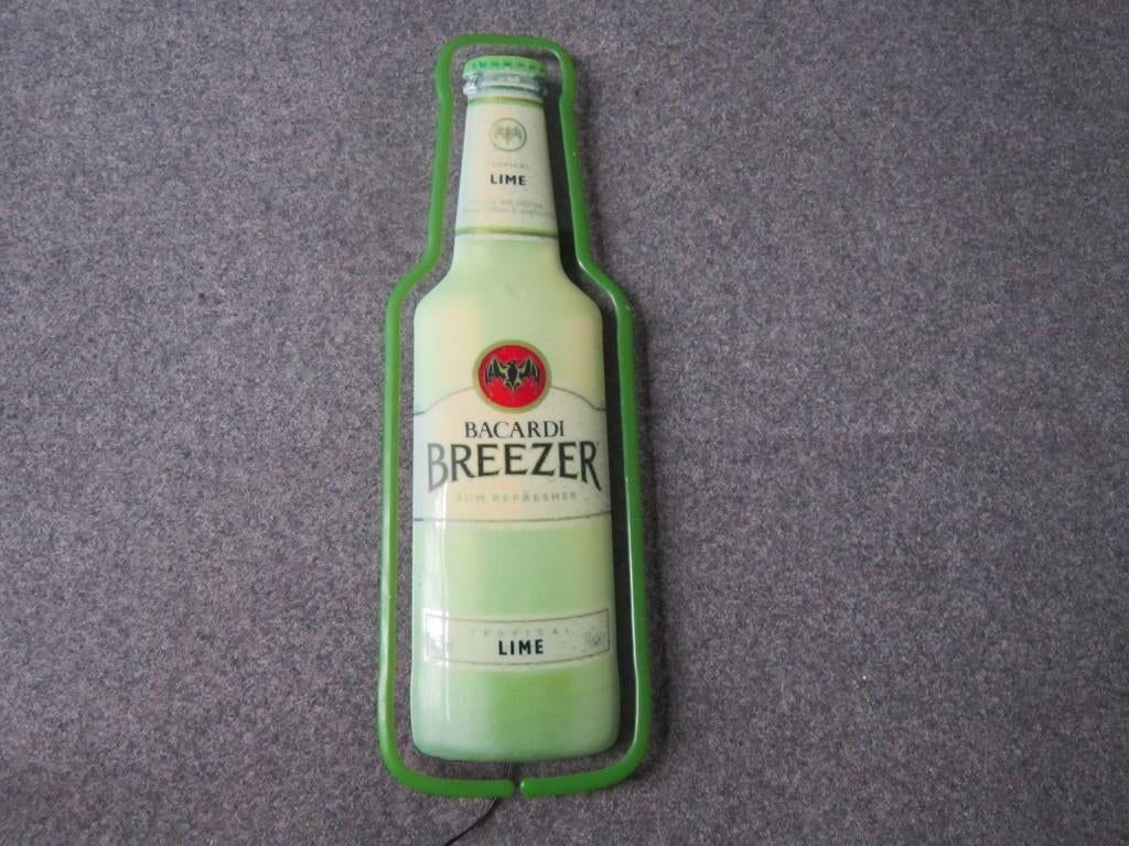BACARDI LED LICHTRECLAME, Verzamelen, Ophalen, Gebruikt, Lichtbak of (neon) lamp