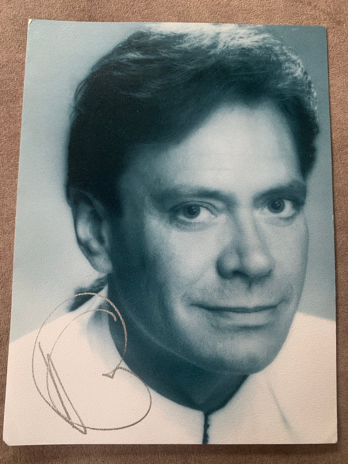 Gesigneerde foto Rob de Nijs, Ophalen of Verzenden, Gebruikt, Foto of Kaart, Gesigneerd