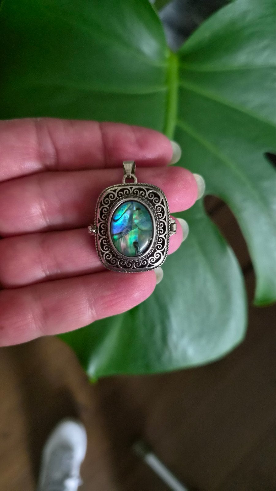 Poison hanger met Abalone schelp, Verzenden, Nieuw
