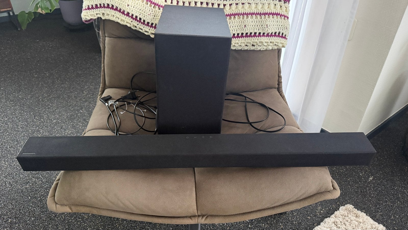 Samsung HW-T430 Soundbar met draadloze subwoofer, Ophalen, Met externe subwoofer, Gebruikt
