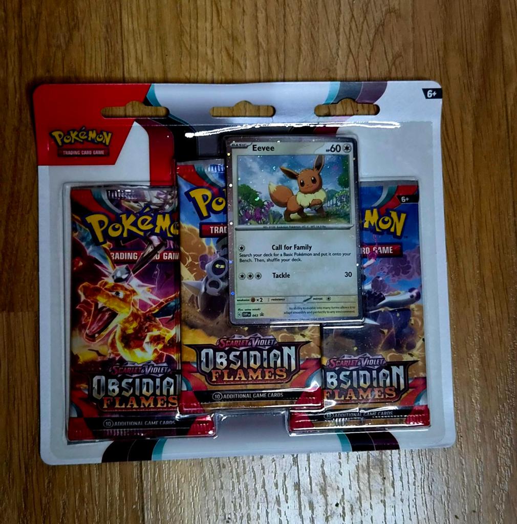 Obsidian Flames 3 Pack Blister SEALED, Ophalen of Verzenden, Nieuw, Booster
