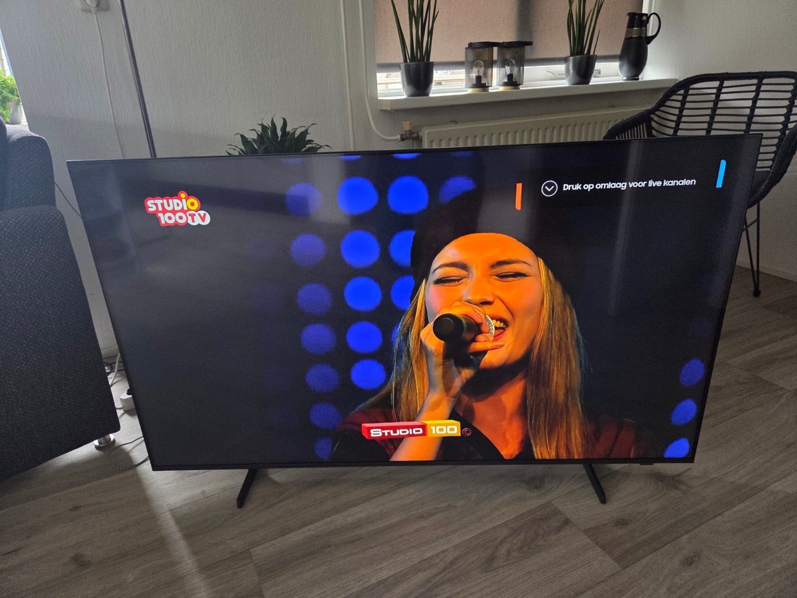 Samsung Led Smart tv HDR 10 55 inch, Ophalen, Gebruikt, 100 cm of meer, Samsung