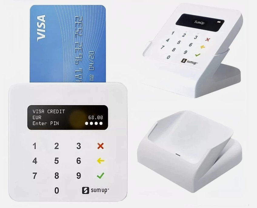 SumUp Air pinautomaat + laadstation, Ophalen, Overige typen