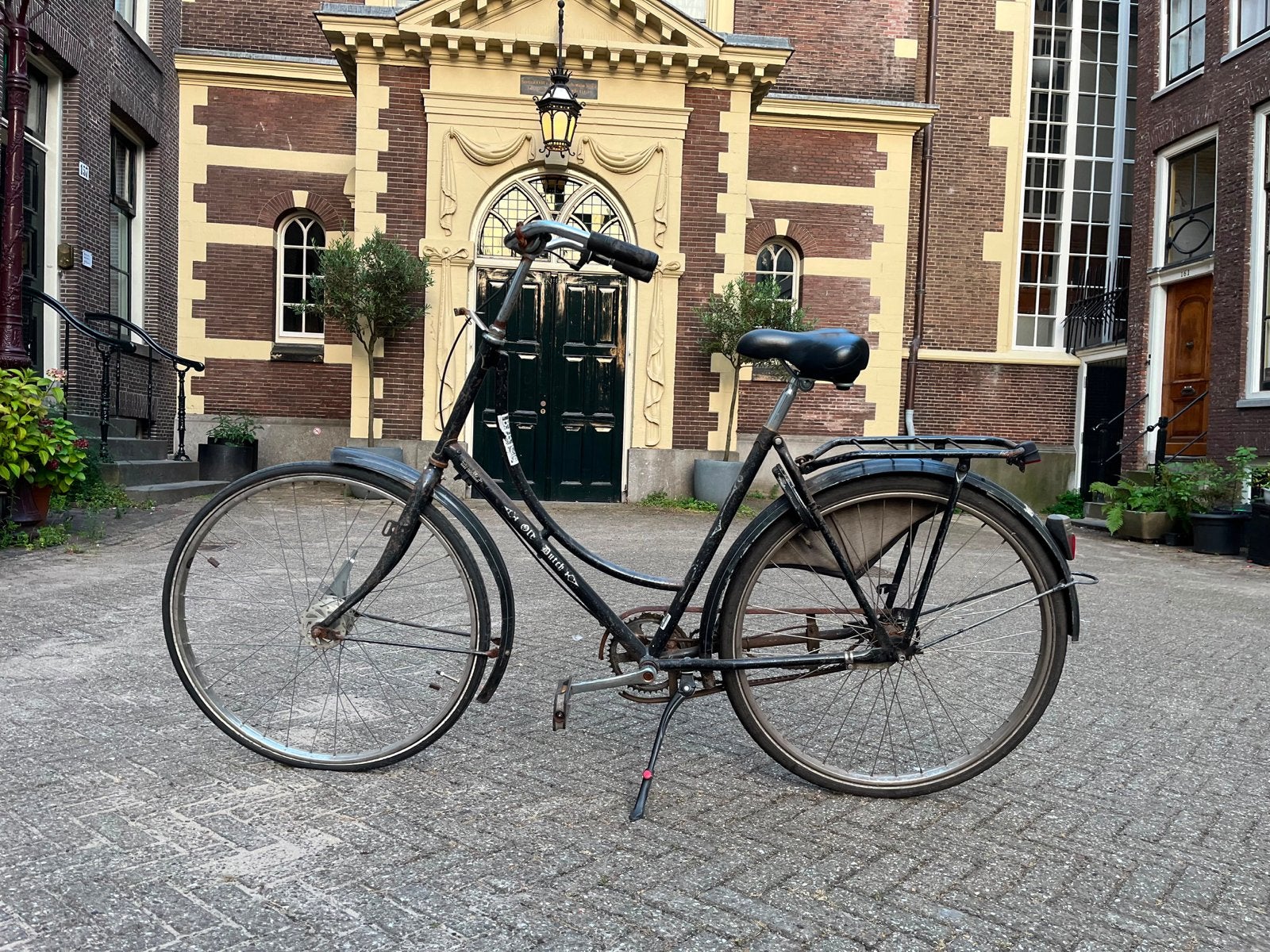 Opknapper damesfiets Old Dutch, Terugtraprem, Versnellingen, Ophalen, Overige merken