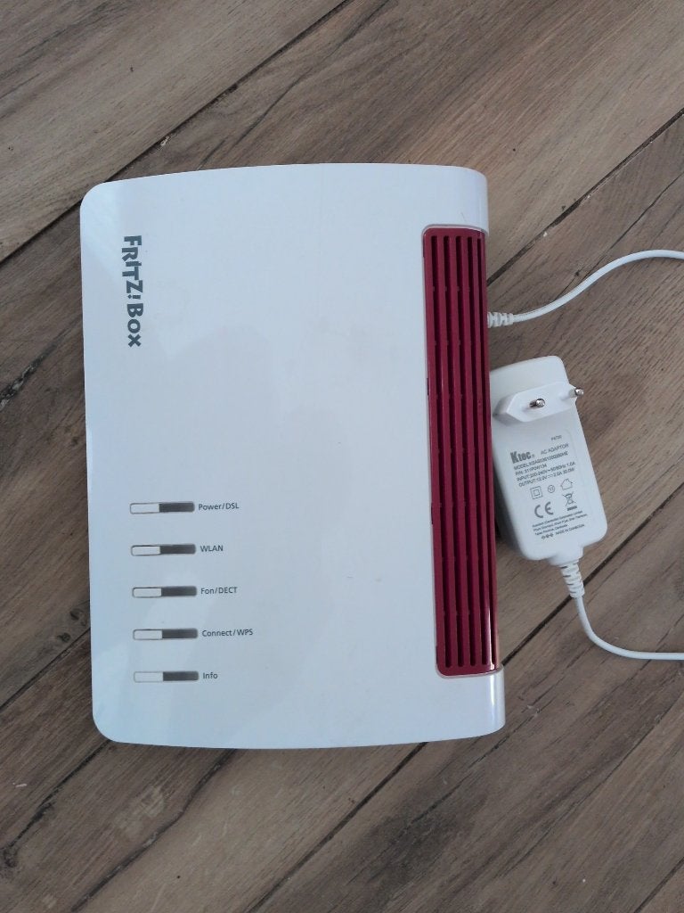AVM Fritzbox 7590 / FRITZ!Box 7590 VDSL modem router, Ophalen of Verzenden, Gebruikt, Router met modem, FRITZ!Box