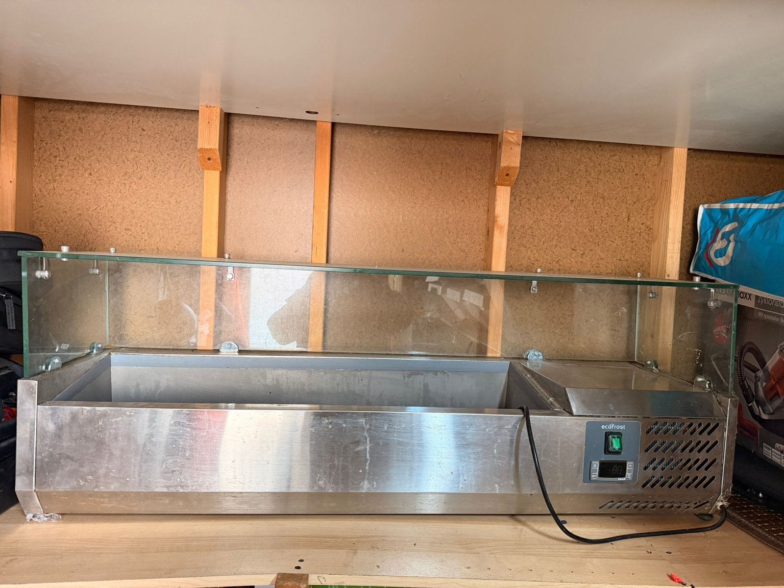 Ecofrost saladiere/koelvitrine met Dixell display, Ophalen, Gebruikt, Koelen en Vriezen