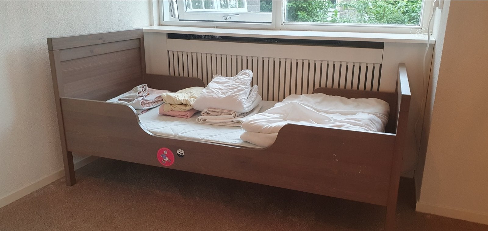 Peuterbed 165x80 cm -, Ophalen, Gebruikt, 70 tot 85 cm, Matras