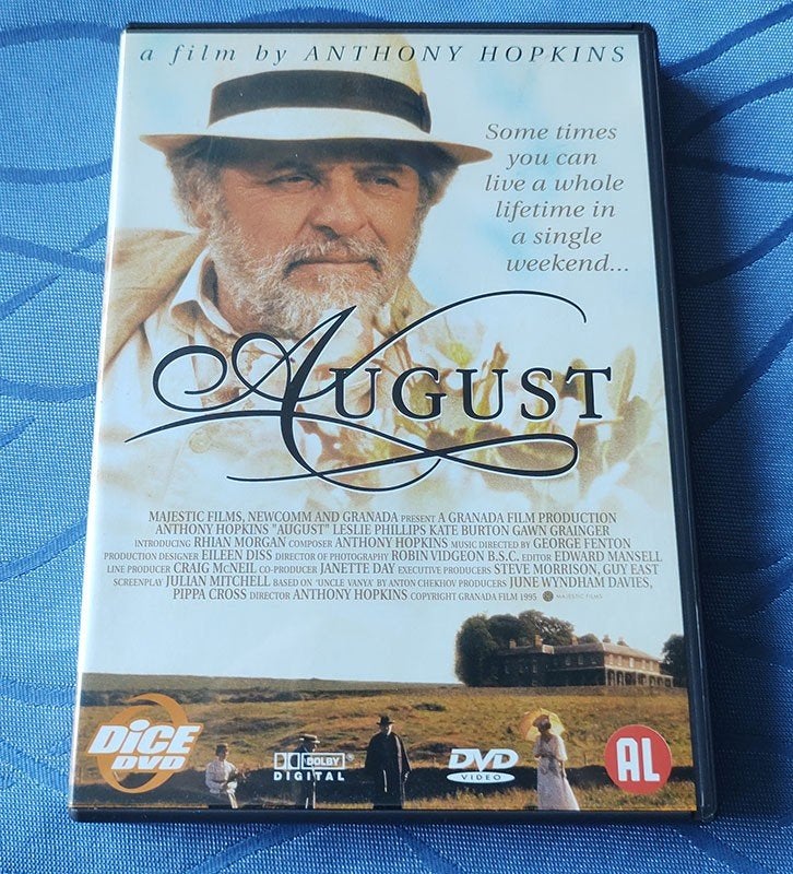 Anthony Hopkins August DVD (nieuw), Cd's en Dvd's, Alle leeftijden, Ophalen of Verzenden, Zo goed als nieuw