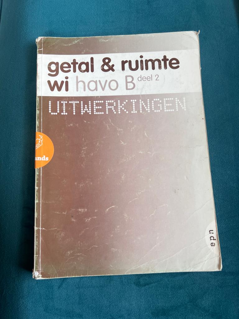 Getal en Ruimte wiskunde B havo uitwerkingen deel 2, Boeken, Ophalen of Verzenden, Gelezen, HAVO, Wiskunde B