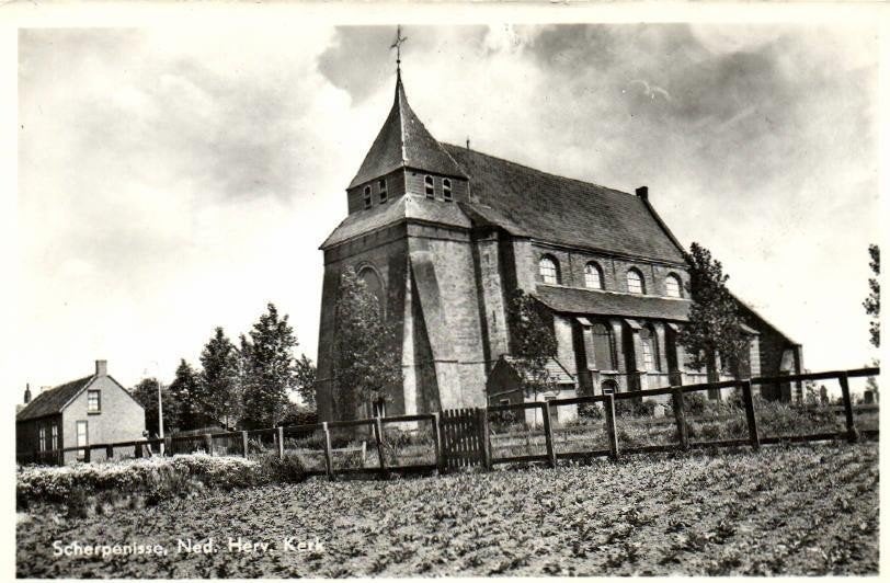 Scherpenisse, Ned. Herv. Kerk - ongelopen, Ophalen of Verzenden, 1960 tot 1980, Ongelopen, Zeeland