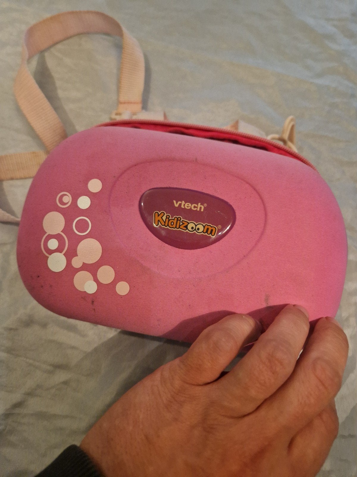 Vtech Kidizoom digitale camera roze met tasje, Ingebouwde flitser, Gebruikt, Ophalen of Verzenden, Kindercamera