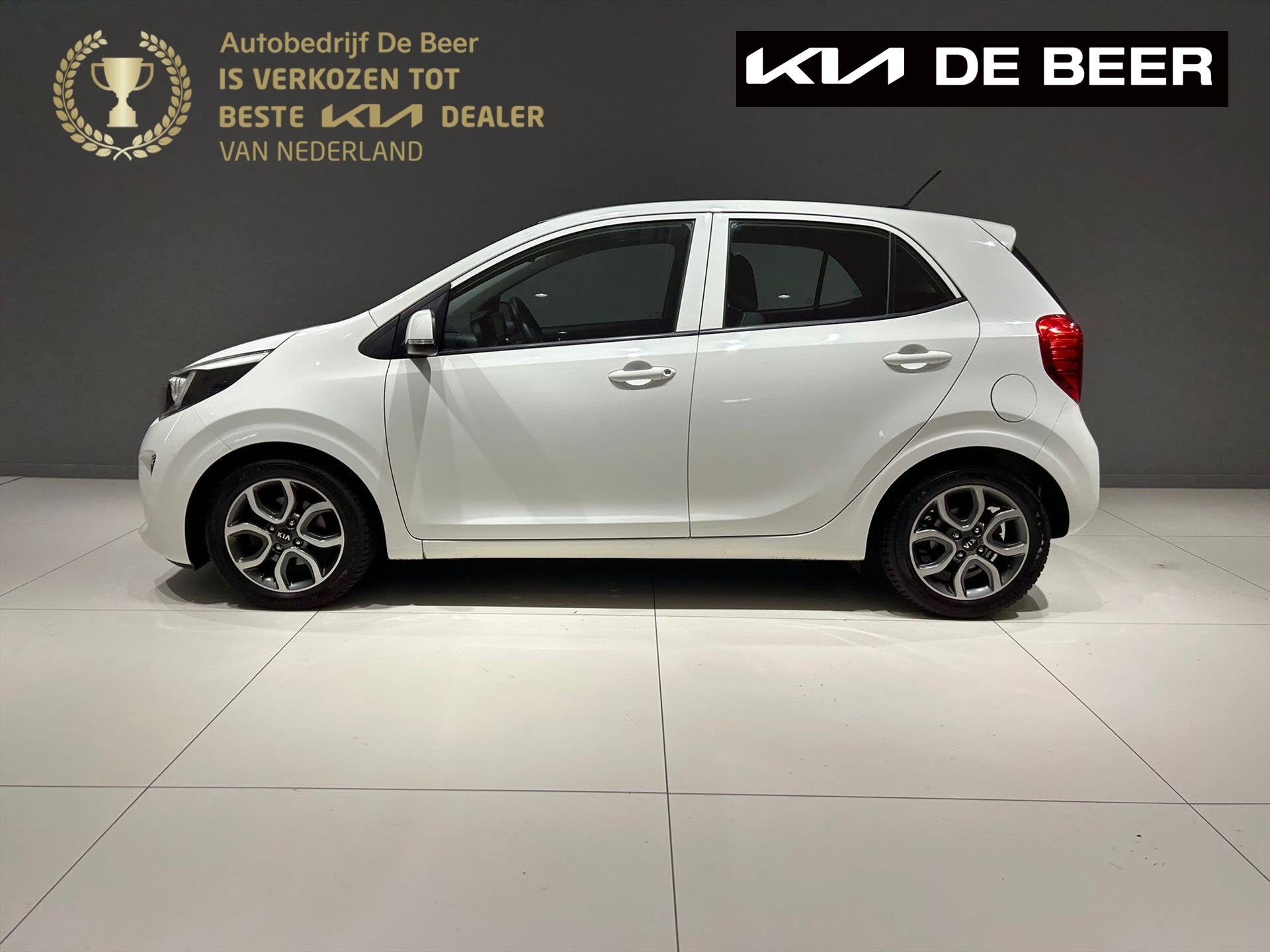 Kia Picanto 1.0 CVVT 67pk 5-zits First Edition Navi/ Clima/, Auto's, Kia, Voorwielaandrijving, 12 maanden, Stof, Gebruikt