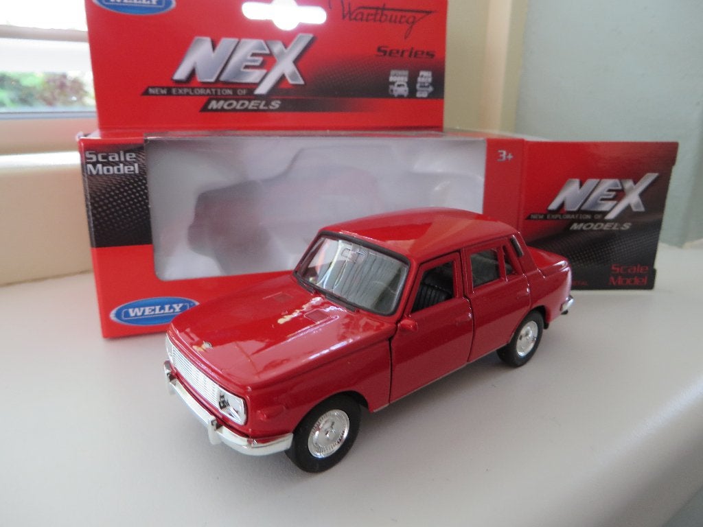Welly Wartburg 353 ROOD, Ophalen of Verzenden, Nieuw, Auto